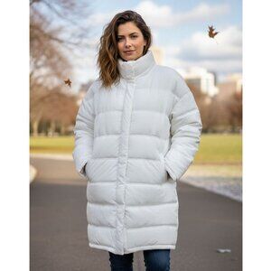Thread & Supply Ivory Puffy Down Jacket, Ivory, Women's Size Medium NWOT